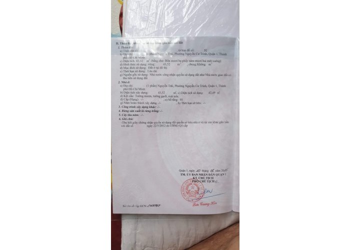 Kẹt nợ bán gấ nhà Nguyễn Trãi, Q1. Diện tích 44m2 giá rẻ hơn chung cư.-8 